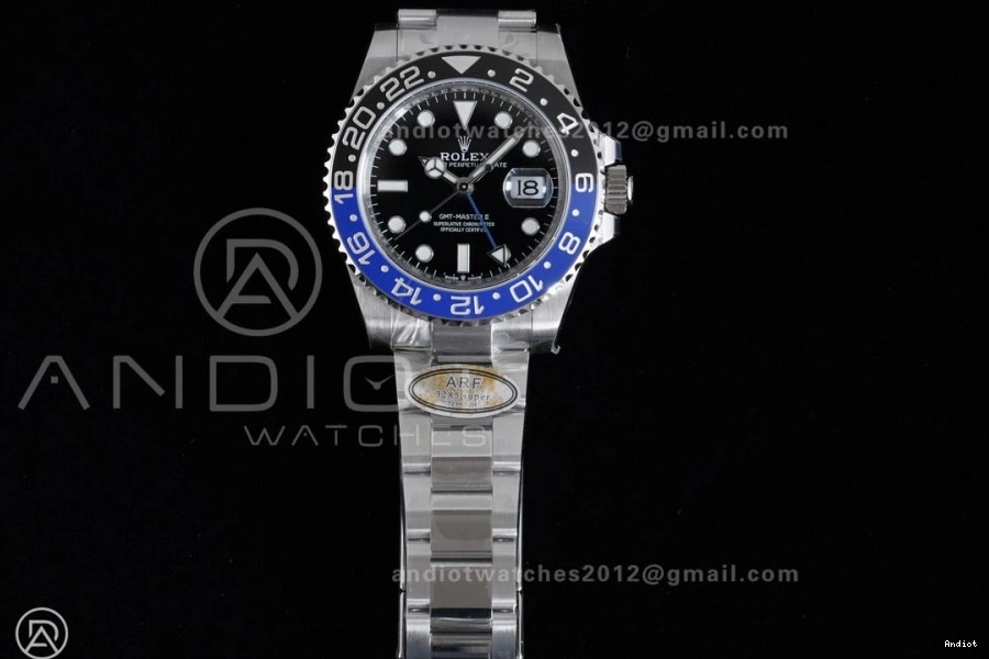 SS Edition Master 1:1 New II Oyster 126710 Bracelet SH3285 BLNR On ARF GMT V2 Best Batman 904L 0319